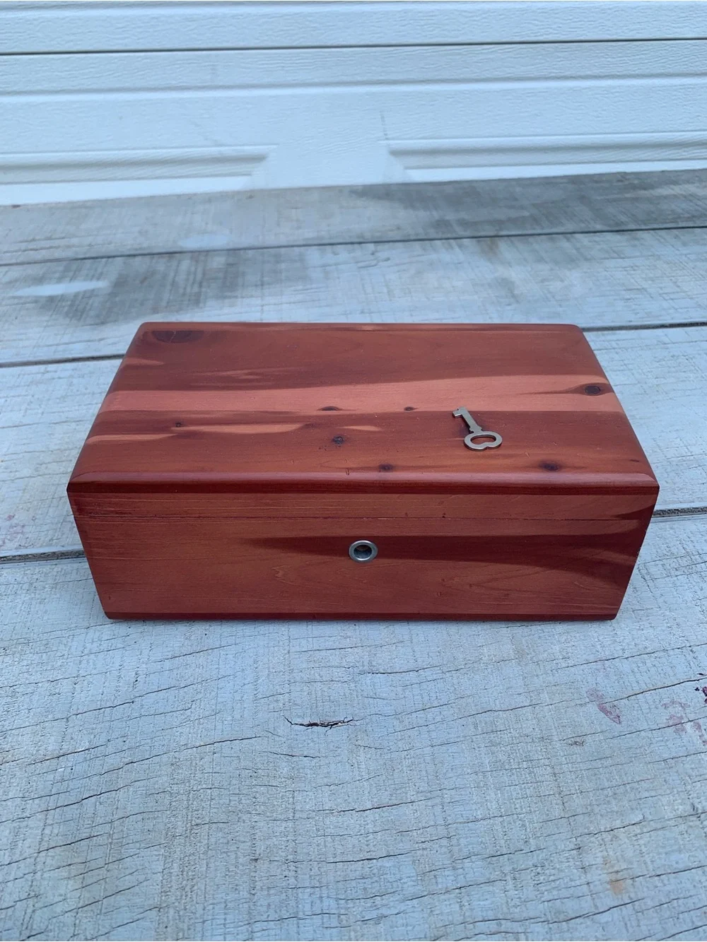 Vintage Lane Mini Cedar Chest JCPenney Gift Registry The Perfect Match Box Key